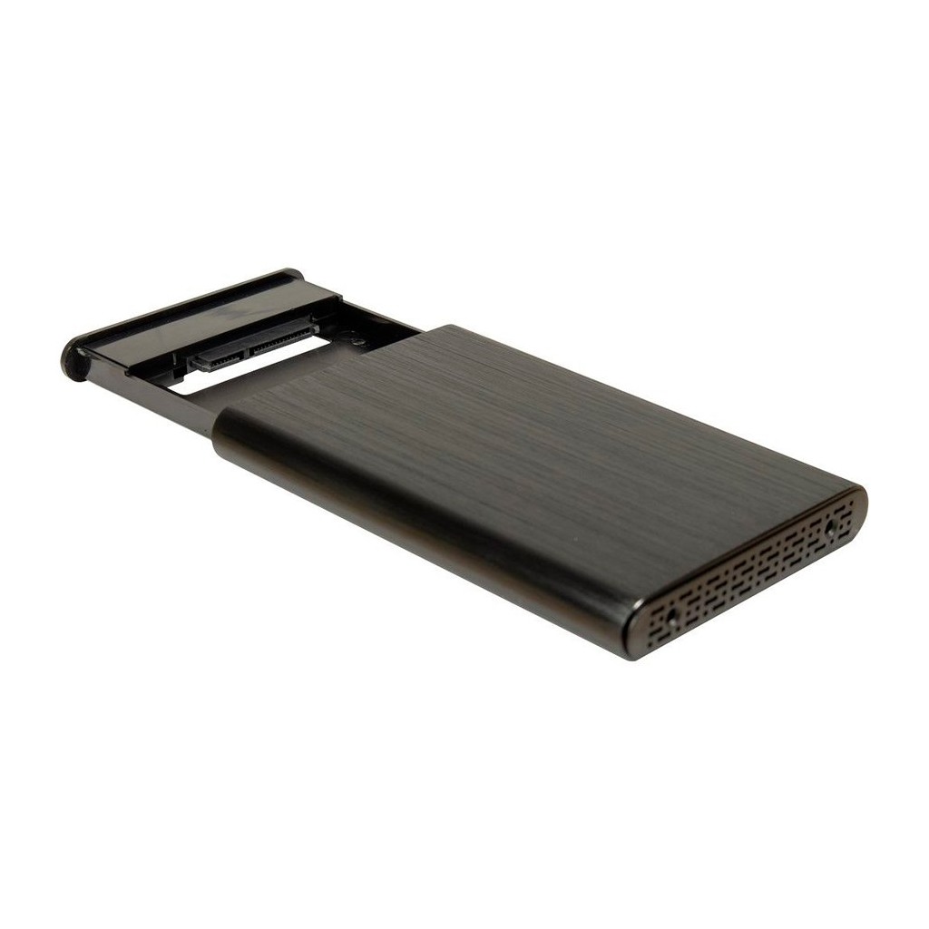 Inter-Tech HDD/SSD 2.5” case USB 3.1 Gen2 Type-C up to 10Gbit/s transfer aluminium casing Retail