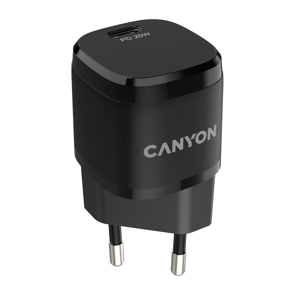 CANYON H-20-05 PD 20W Input: 100V-240V Output: 1 port charge: USB-C:PD 20W 5V3A/9V2.22A/12V1.66A  Eu - Image 2