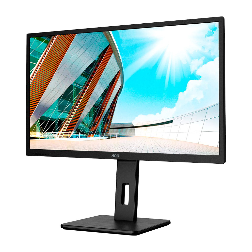 AOC Monitor LED Q32P2CA USB-C 2560x1440 IPS Speakers Pro Ergonomics DP HDMI USB-Hub 3y - Image 2