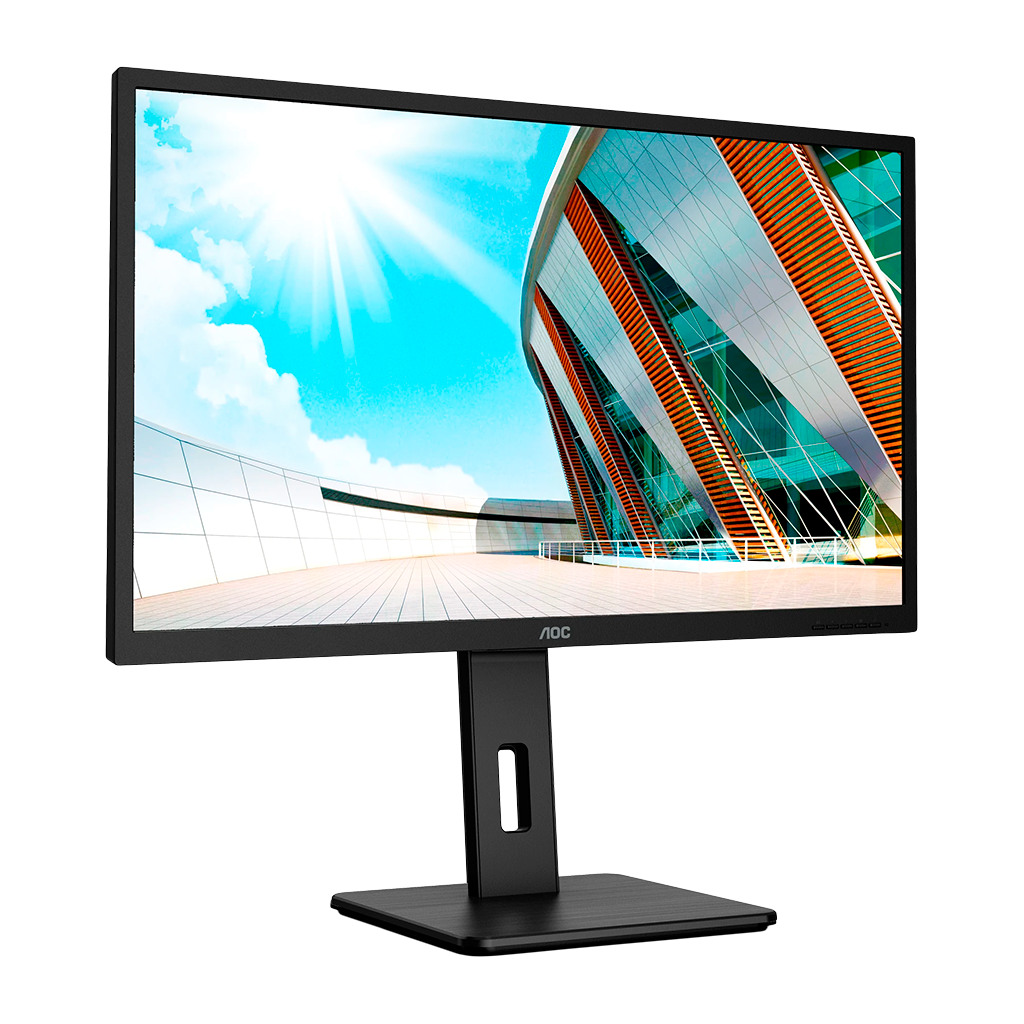 AOC Monitor LED Q32P2CA USB-C 2560x1440 IPS Speakers Pro Ergonomics DP HDMI USB-Hub 3y - Image 3