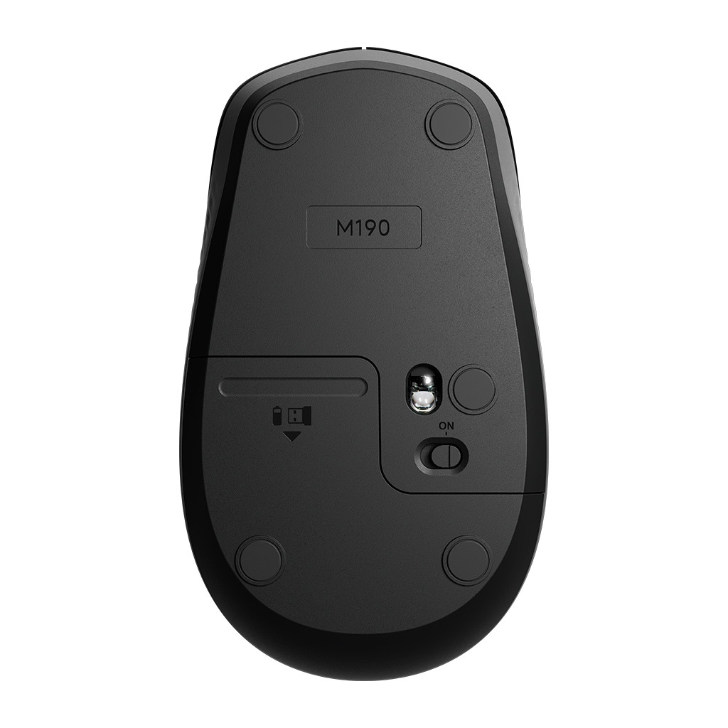 LOGITECH M190 Wireless Mouse Bežični Miš, Mid Grey, Ergonomičan Dizajn - Image 5