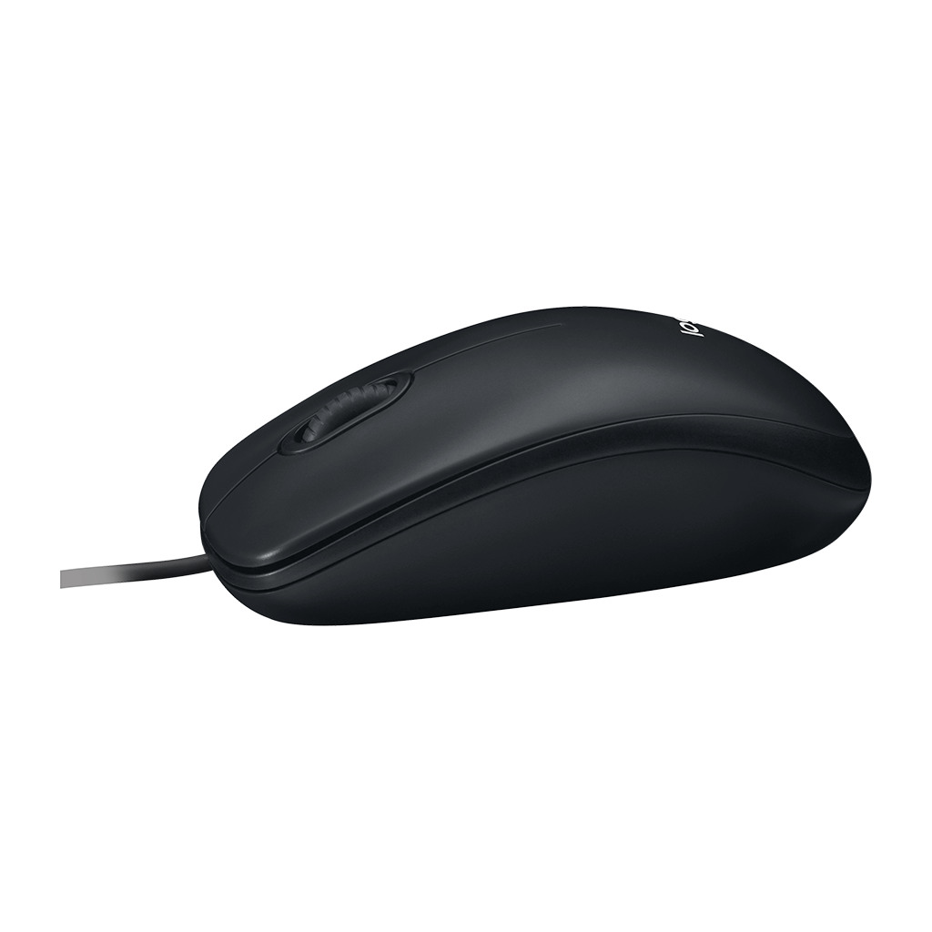 LOGITECH B100 Corded Mouse - BLACK - USB - B2B - Image 4