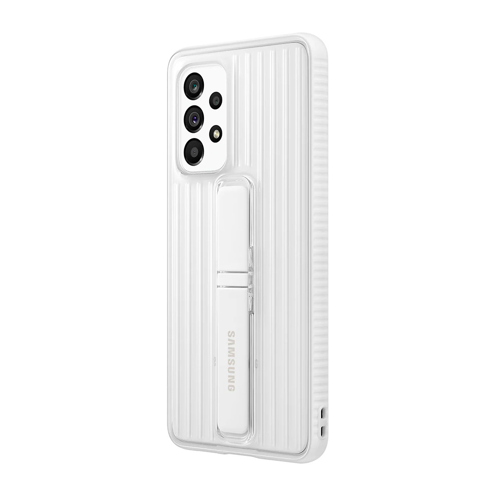 Samsung Galaxy A53 Protective Standing Cover White - Image 2