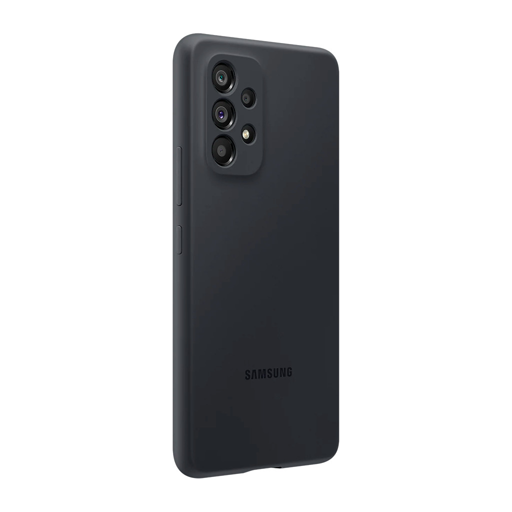 Samsung Galaxy A53 Silicone Cover Black - Image 2