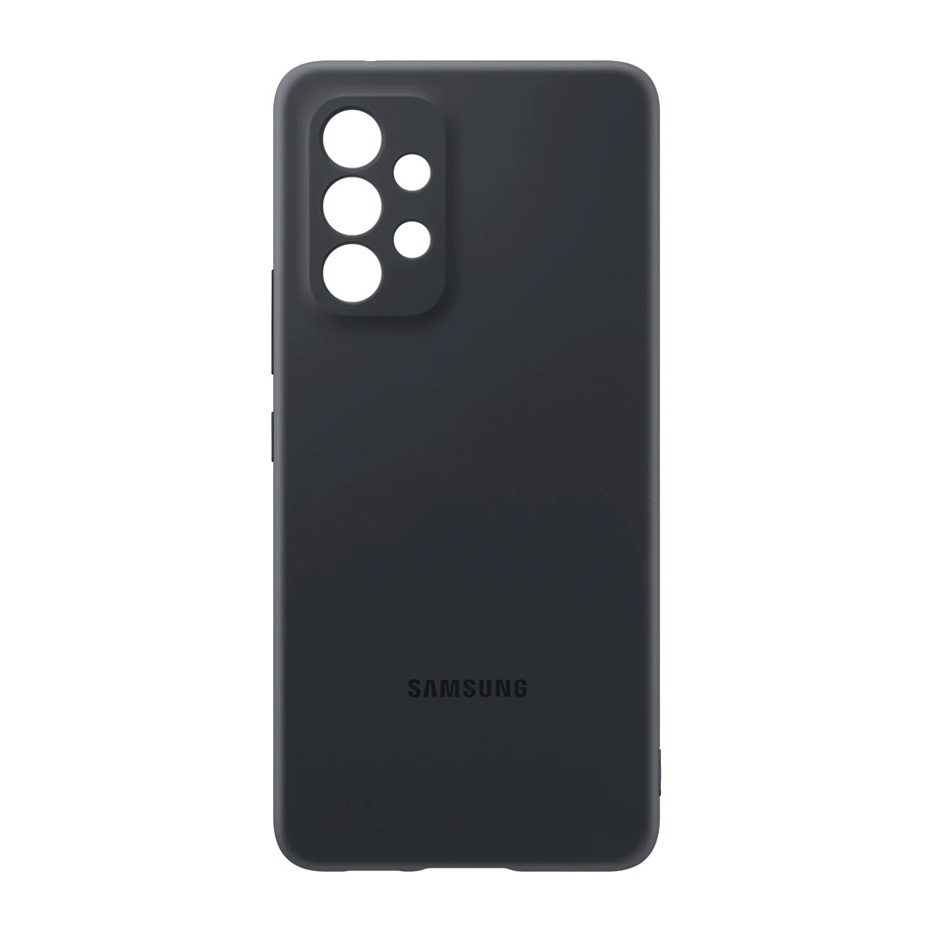 Samsung Galaxy A53 Silicone Cover Black - Image 3