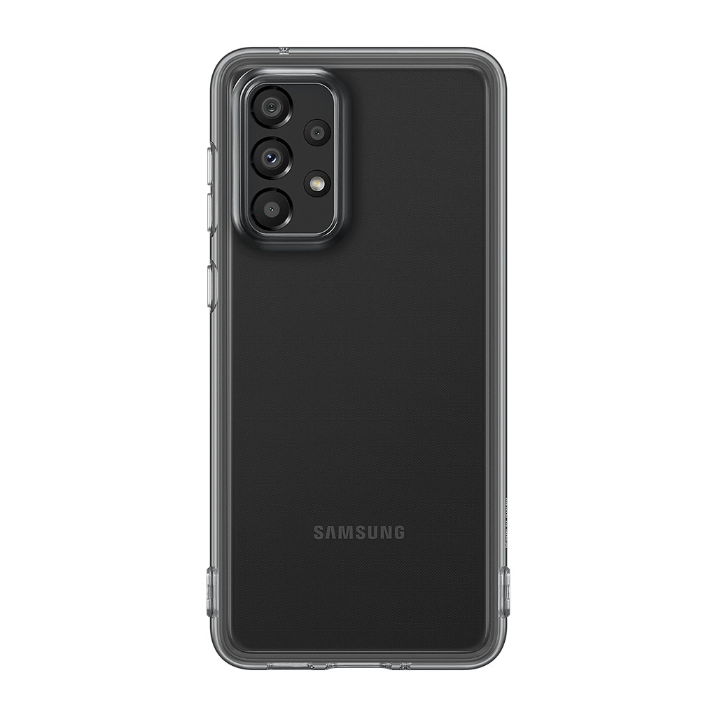 Samsung Galaxy A33 Soft Clear Cover Black