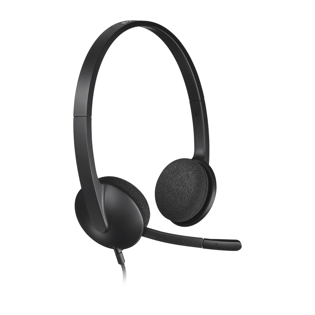 Logitech H340 USB Corded Headset - Crni, Visokokvalitetan Zvuk, Udoban Dizajn - Image 3