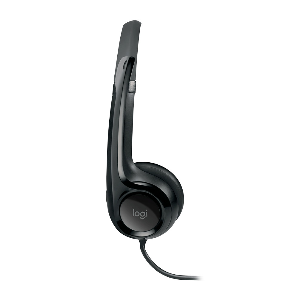 LOGITECH H390 Corded Slušalice - BLACK - USB