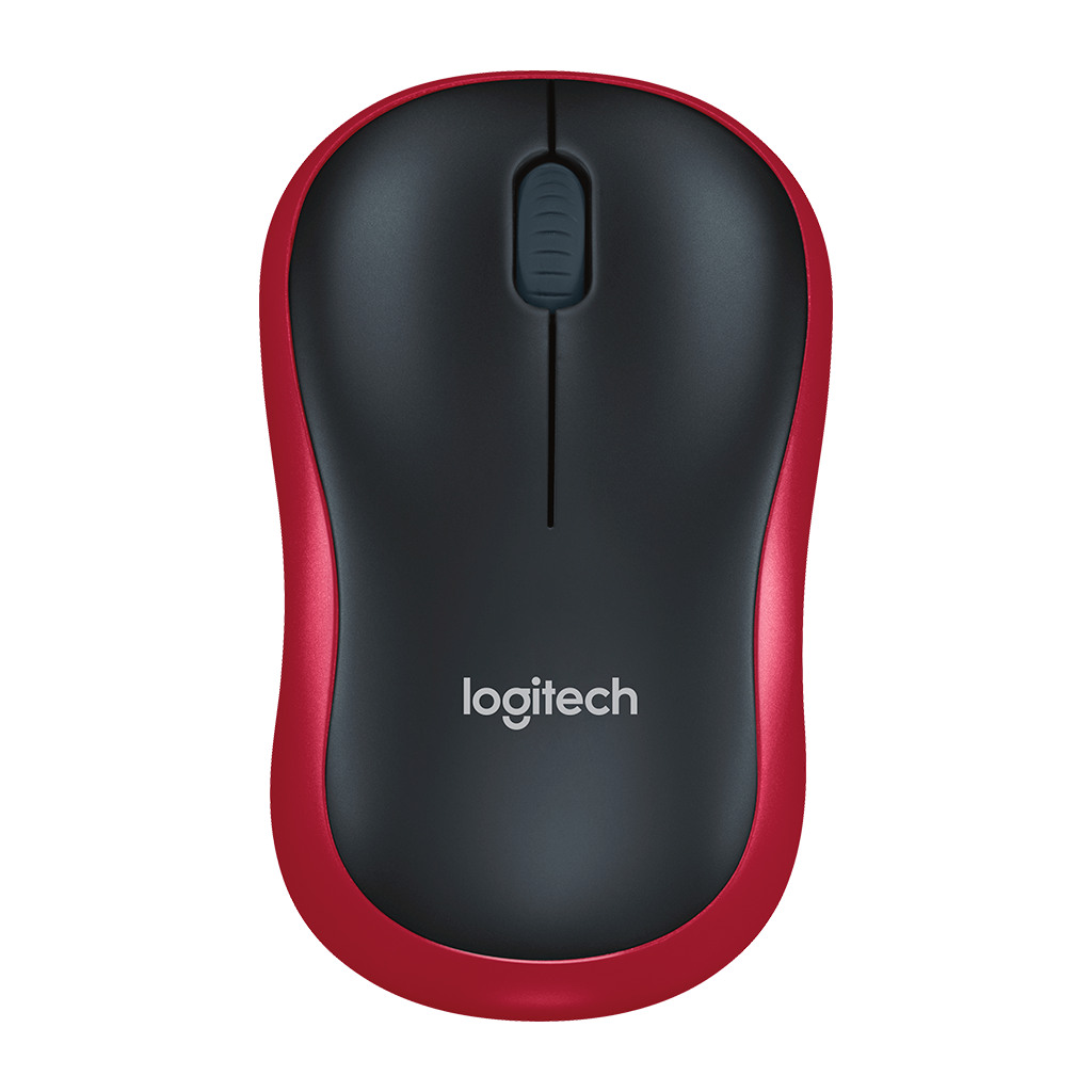 LOGITECH M185 Bežični Miš - CRVENI - EER2 - 2,4 GHz, Plug & Play, 1000 dpi