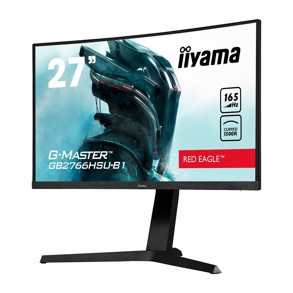 IIYAMA Monitor GB2766HSU-B1 27" ETE VA-panel Curved Gaming 1500R G-Master Red Eagle FreeSync Premium 1920x1080@165Hz 250cd/m² - Image 3