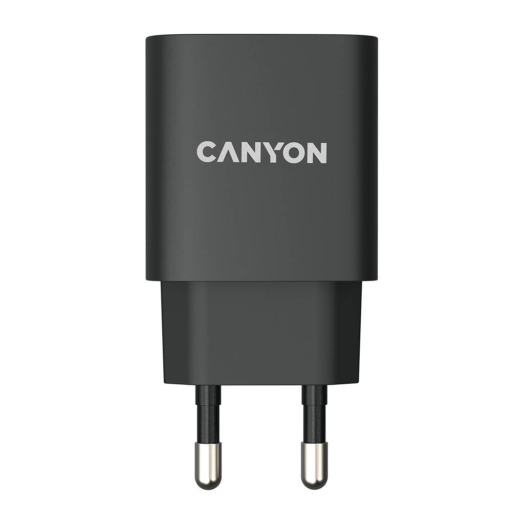 CANYON H-20 PD 20W Input: 100V-240V Output: 1 port charge: USB-C:PD 20W 5V3A/9V2.22A/12V1.67A  Eu