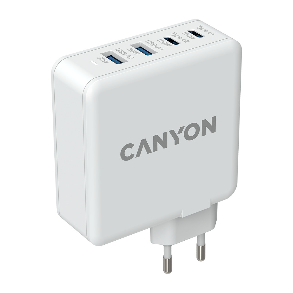 CANYON charger H-100 GaN PD 100W QC 3.0 30W White - Image 2