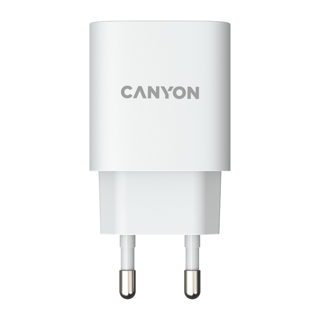 CANYON H-20 PD 20W Input: 100V-240V Output: 1 port charge: USB-C:PD 20W 5V3A/9V2.22A/12V1.67A  Eu