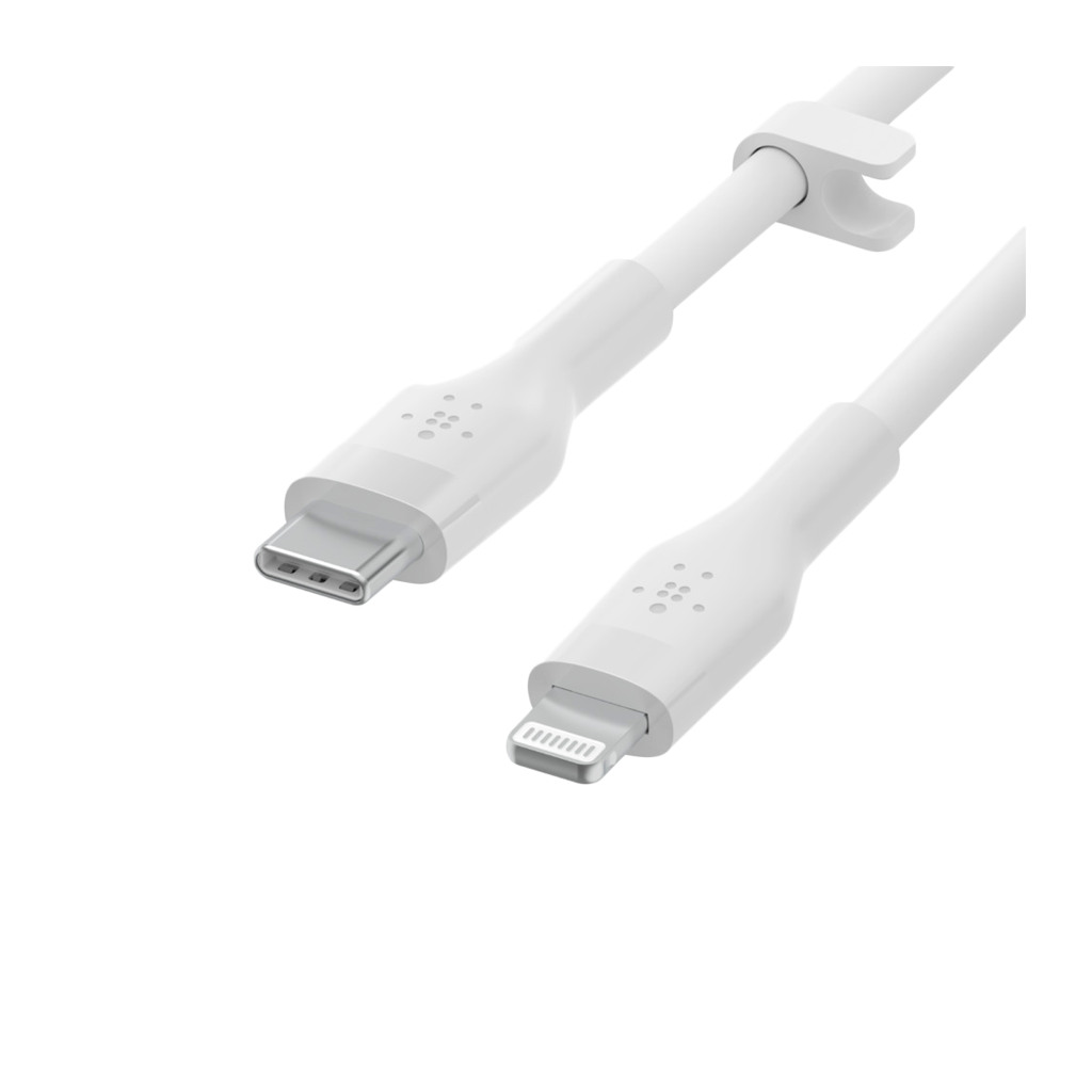 Belkin BOOST CHARGE Flex USB-C to Lightning Cable m White - Image 3