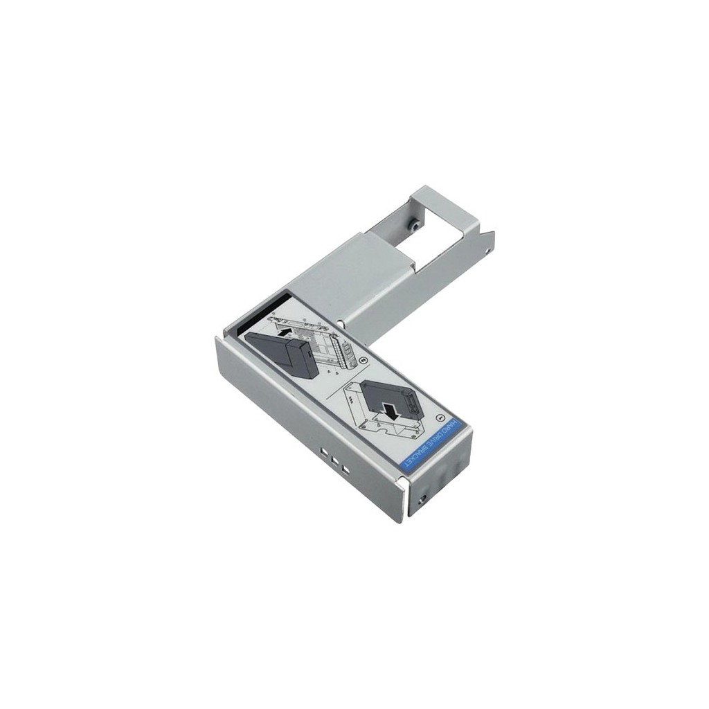 Hard Drive Bracket Converter 2.5" to 3.5". Install a 2.5" SATA/SAS/SSD drive in the 3.5"