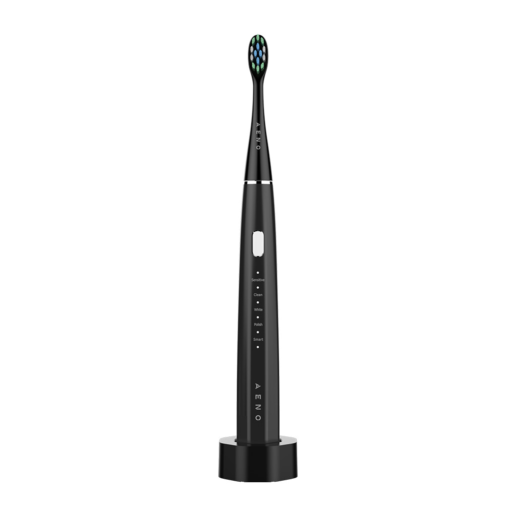 AENO SMART Sonic Electric toothbrush DB2S: Black 4modes + smart wireless charging 46000rpm 40 days