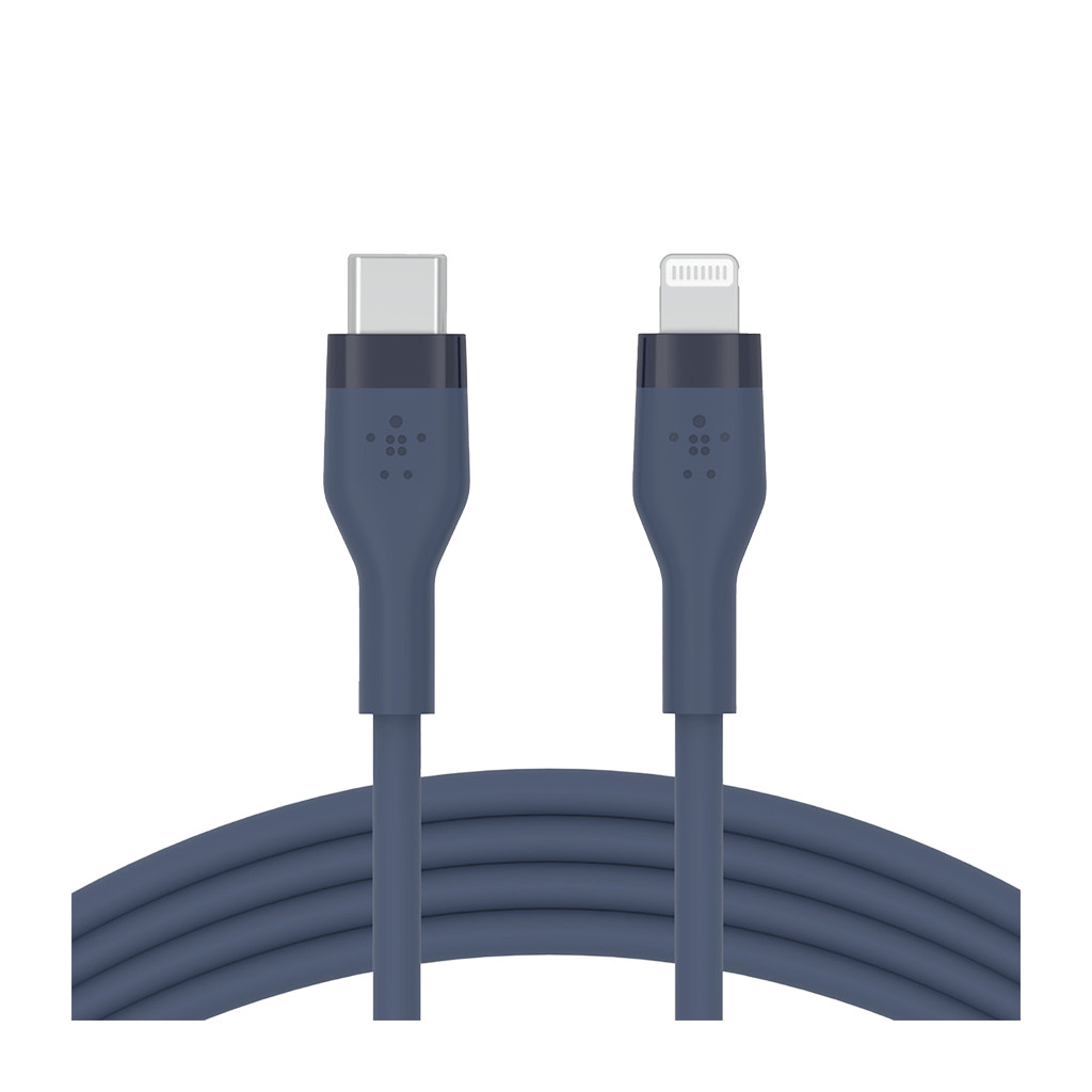 Belkin BOOST CHARGE Silicone cable USB-C to Lightning 2m Blue