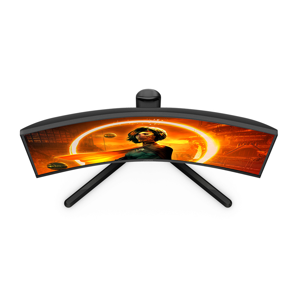 AOC Monitor LED C27G3U/BK Curved 27" VA 3H 165Hz 1 ms HAS 130mm HDMI 1.4