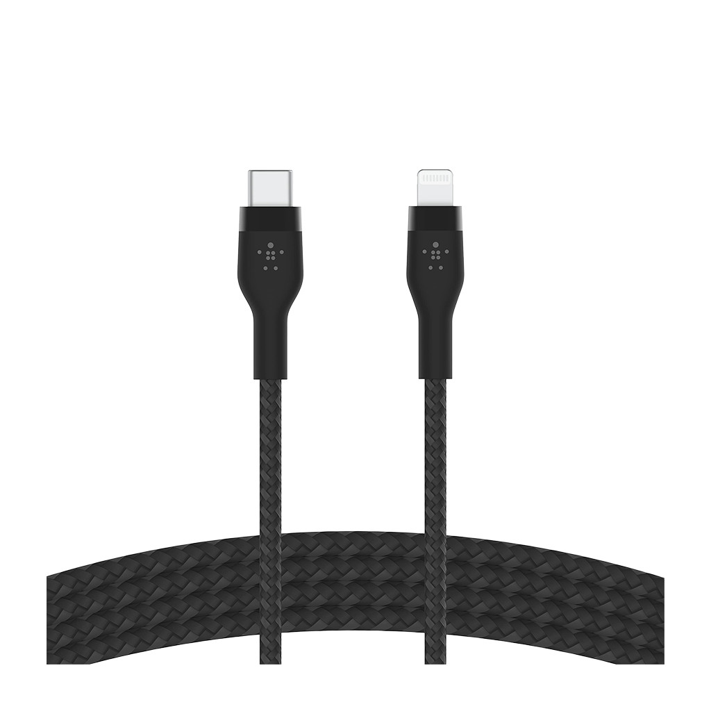 Belkin BOOST CHARGE Silicone cable USB-A to Lightning - 2M - Black