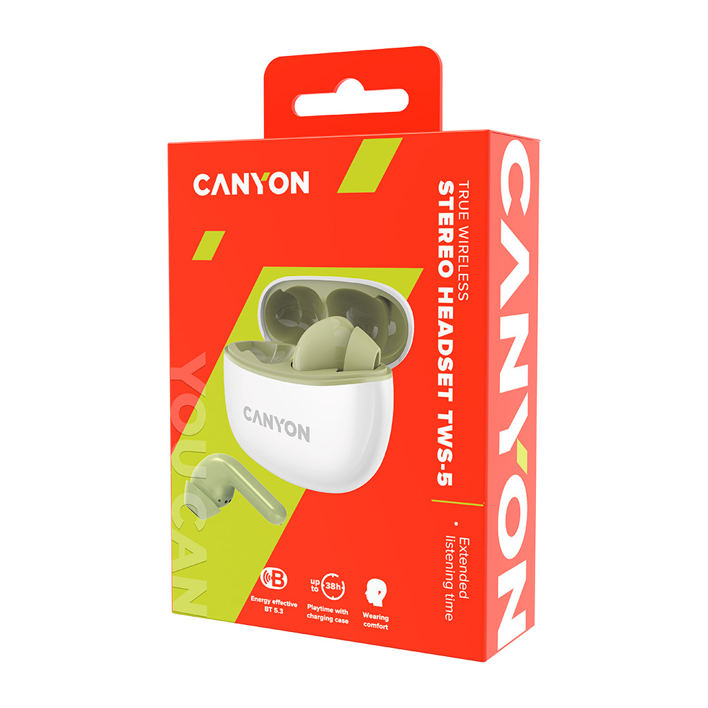 CANYON headset TWS-5 Green - Image 5