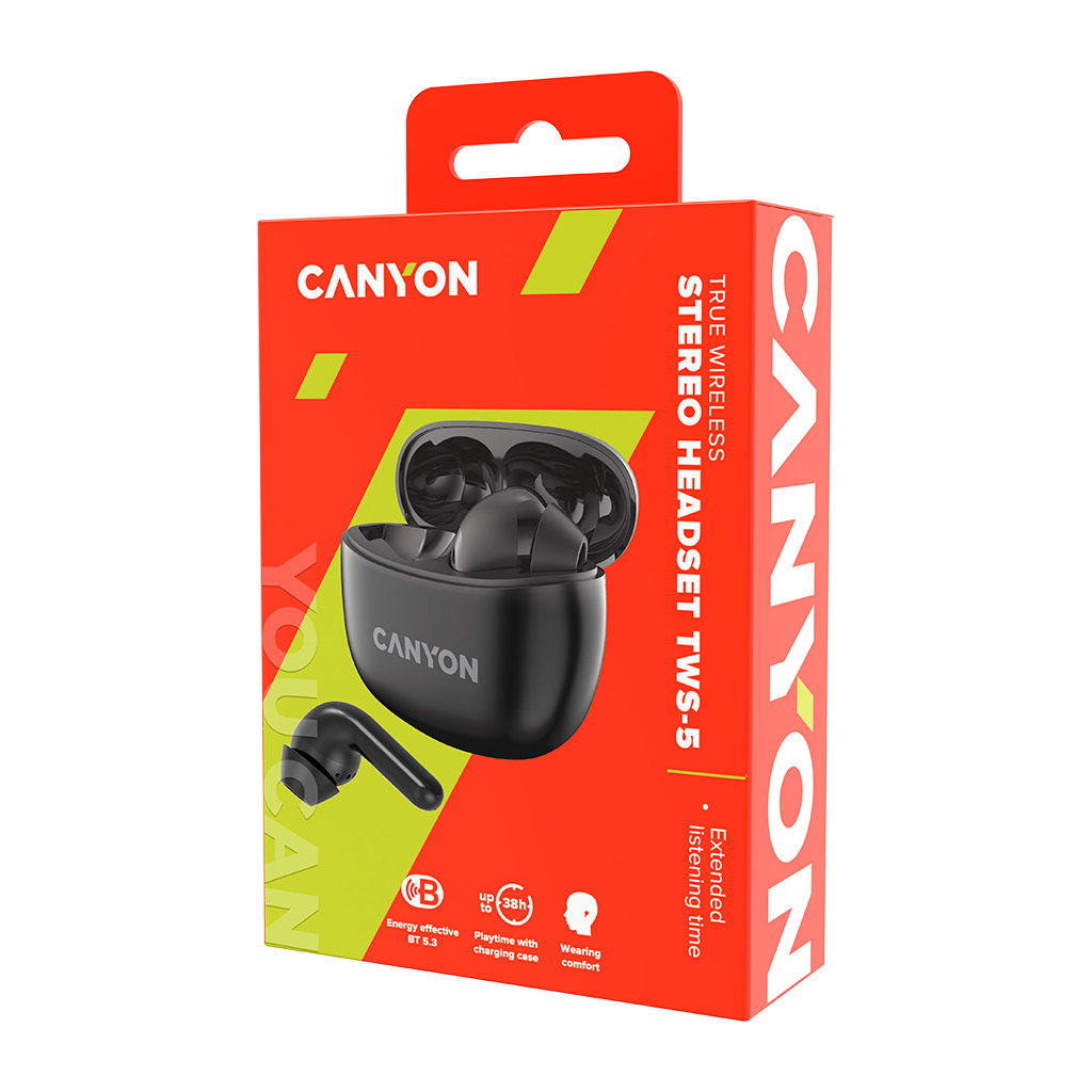 CANYON headset TWS-5 Black