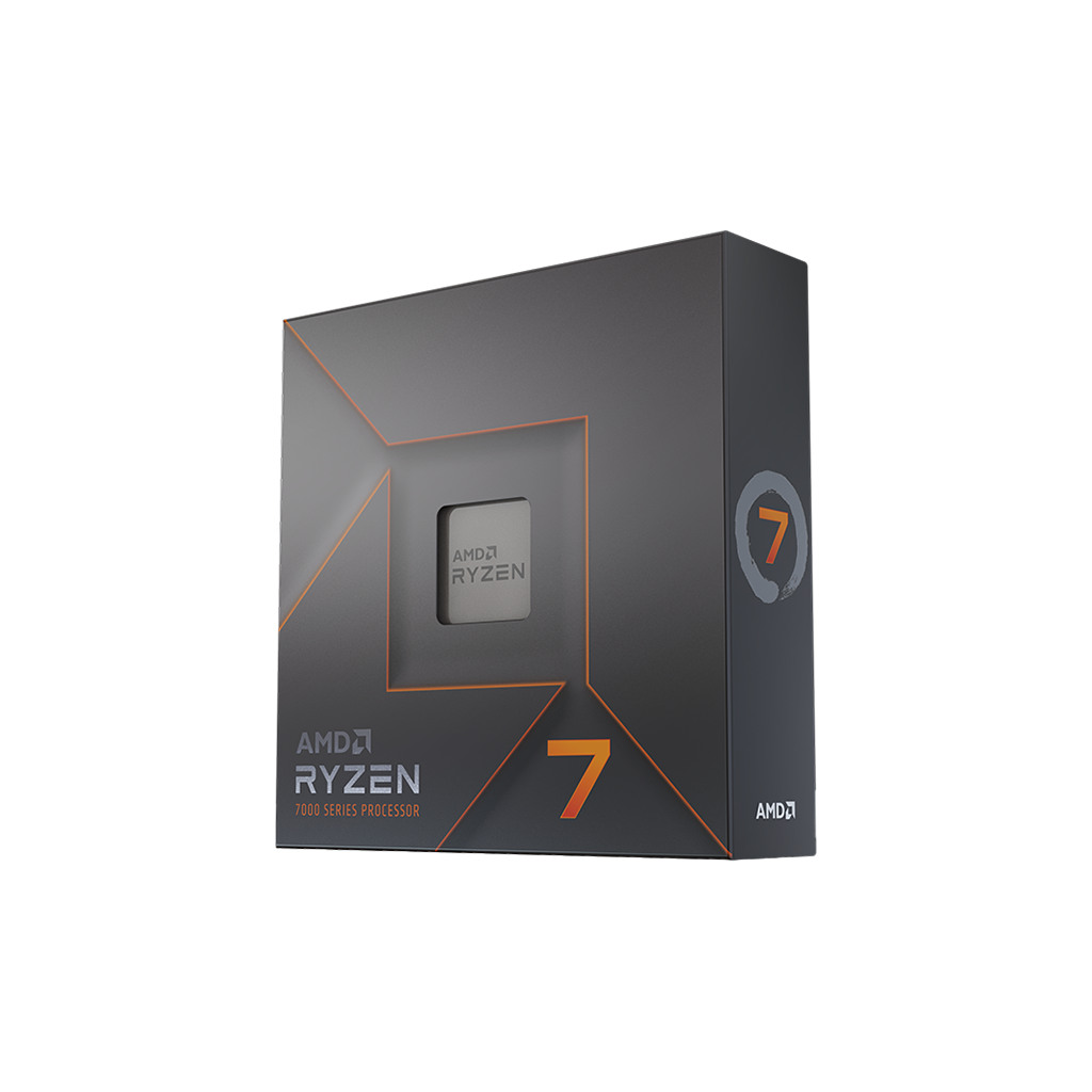 AMD CPU Desktop Ryzen 7 8C/16T 7700X 4.5/5.0GHz Boost40MB105WAM5 box with Radeon Graphics