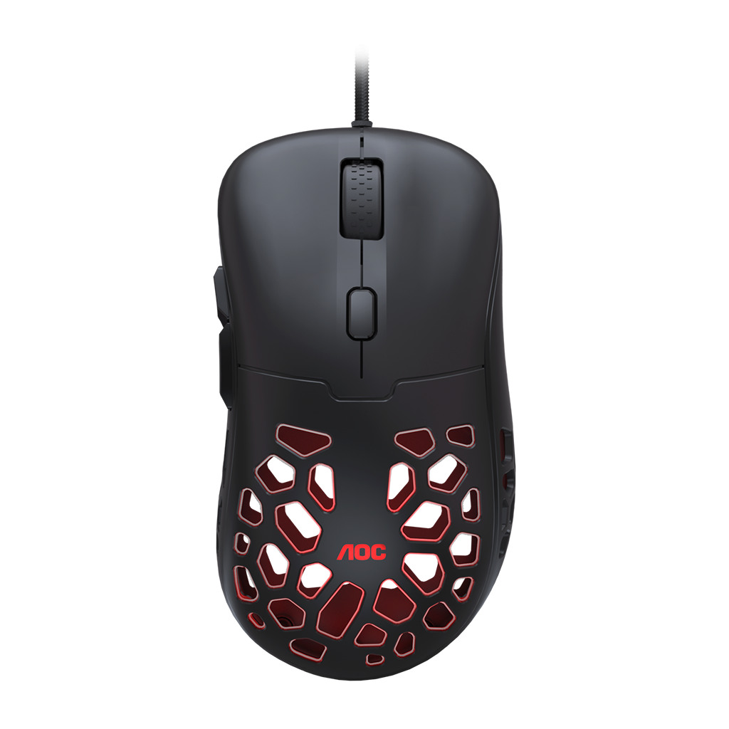 AOC Gaming Mouse GM510 Wired USB 2.0 AOC G-Menu Palm Claw Right handed 2 profiles