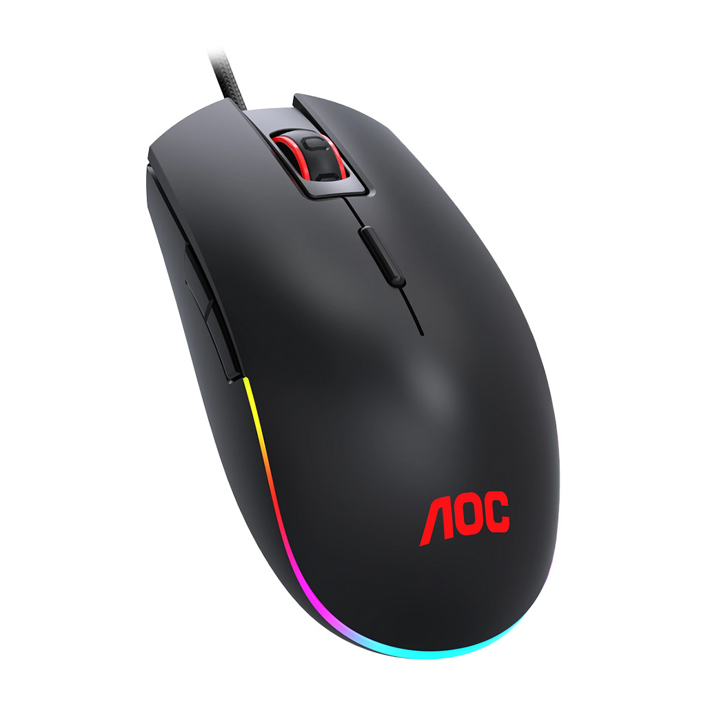 AOC Gaming Mouse GM500 Wired USB 2.0 AOC G-Tools Palm Claw Ambidextrous 8 programmable 1