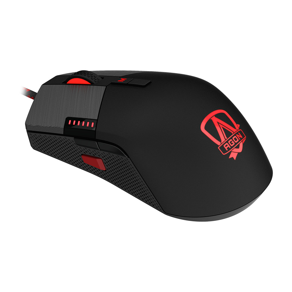 AOC Gaming Mouse AGM700 Wired USB 2.0 AOC G-Tools Palm Claw Symmetric Right handed 8