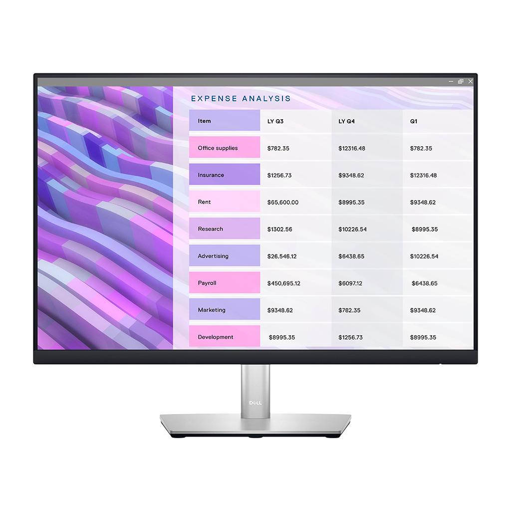 Dell Monitor LED Professional P2723D 27in 2560x1440 QHD IPS Antiglare 16:9 1000:1 350 cd/m2 8ms/5ms 178/178