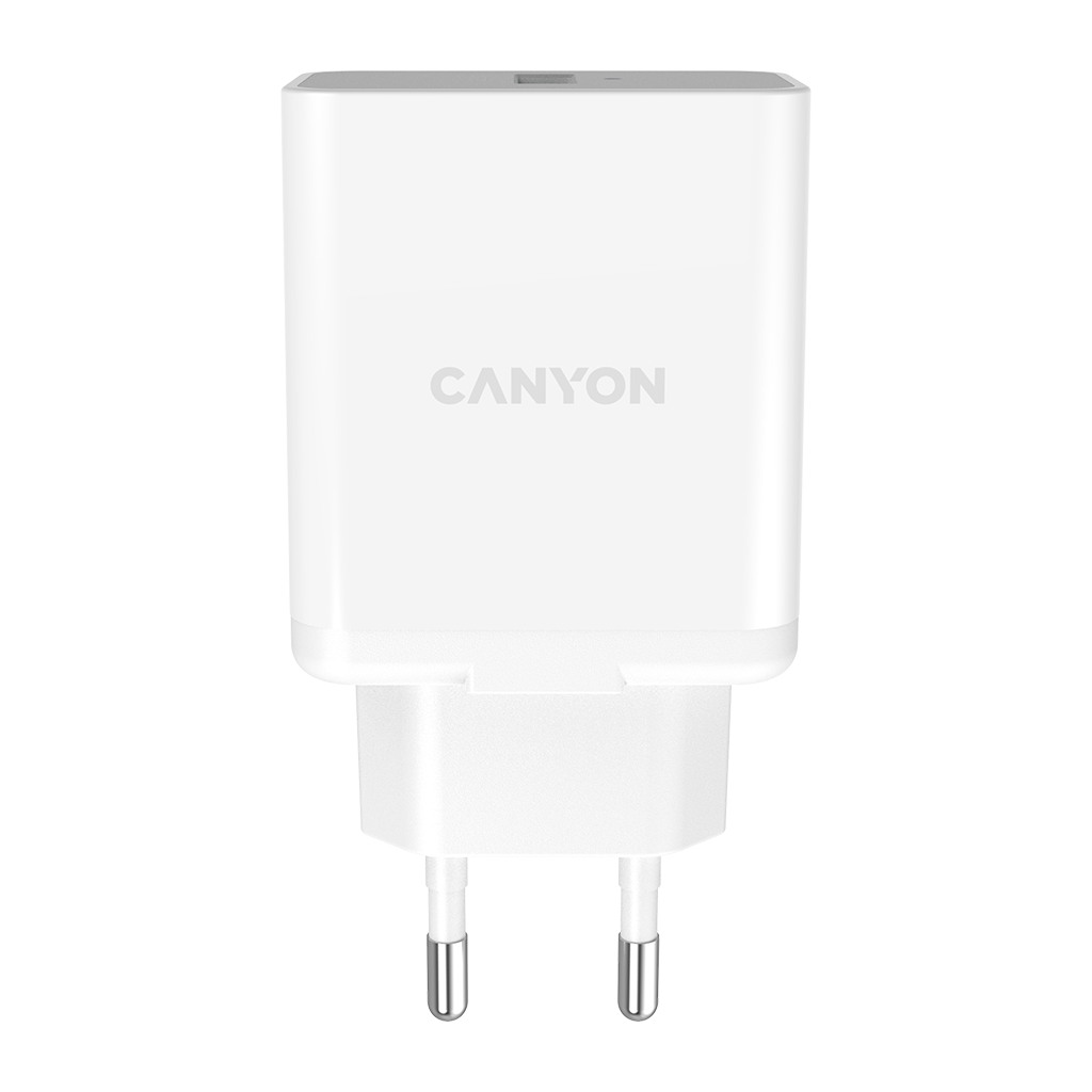 CANYON H-36-01 QC3.0 36W WALL Charger with 1-USB A   Input: 100V-240V Output: