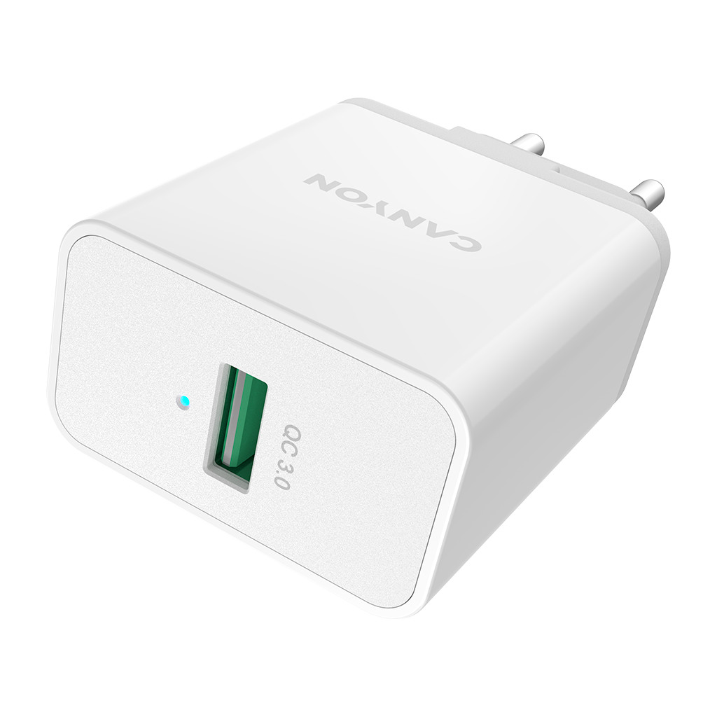 CANYON H-36-01 QC3.0 36W WALL Charger with 1-USB A   Input: 100V-240V Output: - Image 3