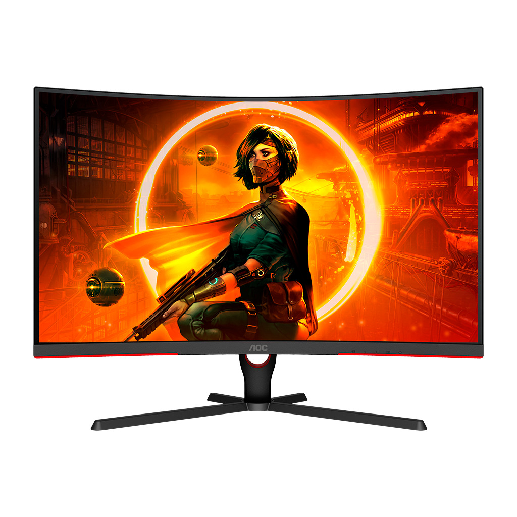 AOC Monitor LED C32G3AE/BK Gaming Curved 165Hz 31.5“ 16:9 1920x1080 VA 165Hz 250 cd/m² 4000:1