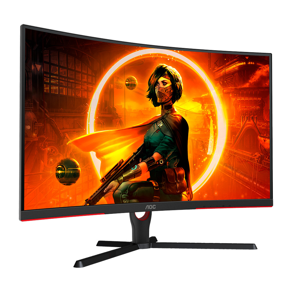 AOC Monitor LED C32G3AE/BK Gaming Curved 165Hz 31.5“ 16:9 1920x1080 VA 165Hz 250 cd/m² 4000:1 - Image 3