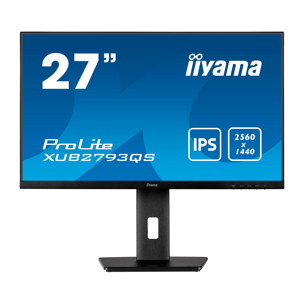 IIYAMA Monitor XUB2793QS-B1 27i ETE IPS 2560x1440 WQHD 75Hz Height Pivot