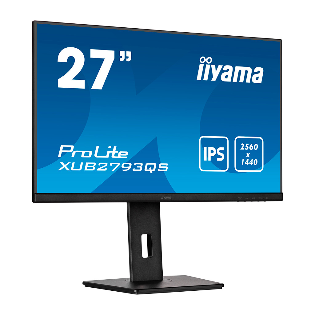 IIYAMA Monitor XUB2793QS-B1 27i ETE IPS 2560x1440 WQHD 75Hz Height Pivot - Image 2