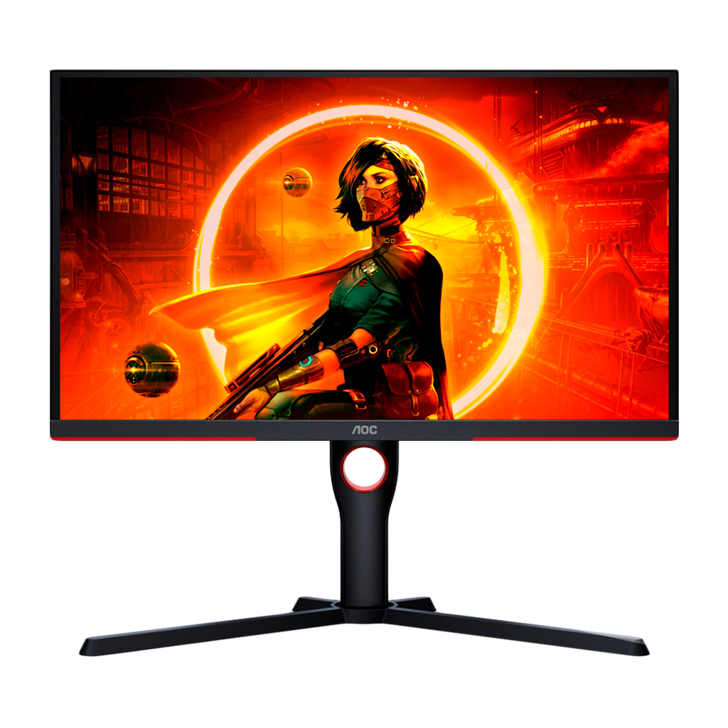 AOC Monitor 25G3ZM/BK, 24.5" Gaming Monitor, 240Hz, VA Panel, 0.5ms, Full Ergo, HDMI, DP