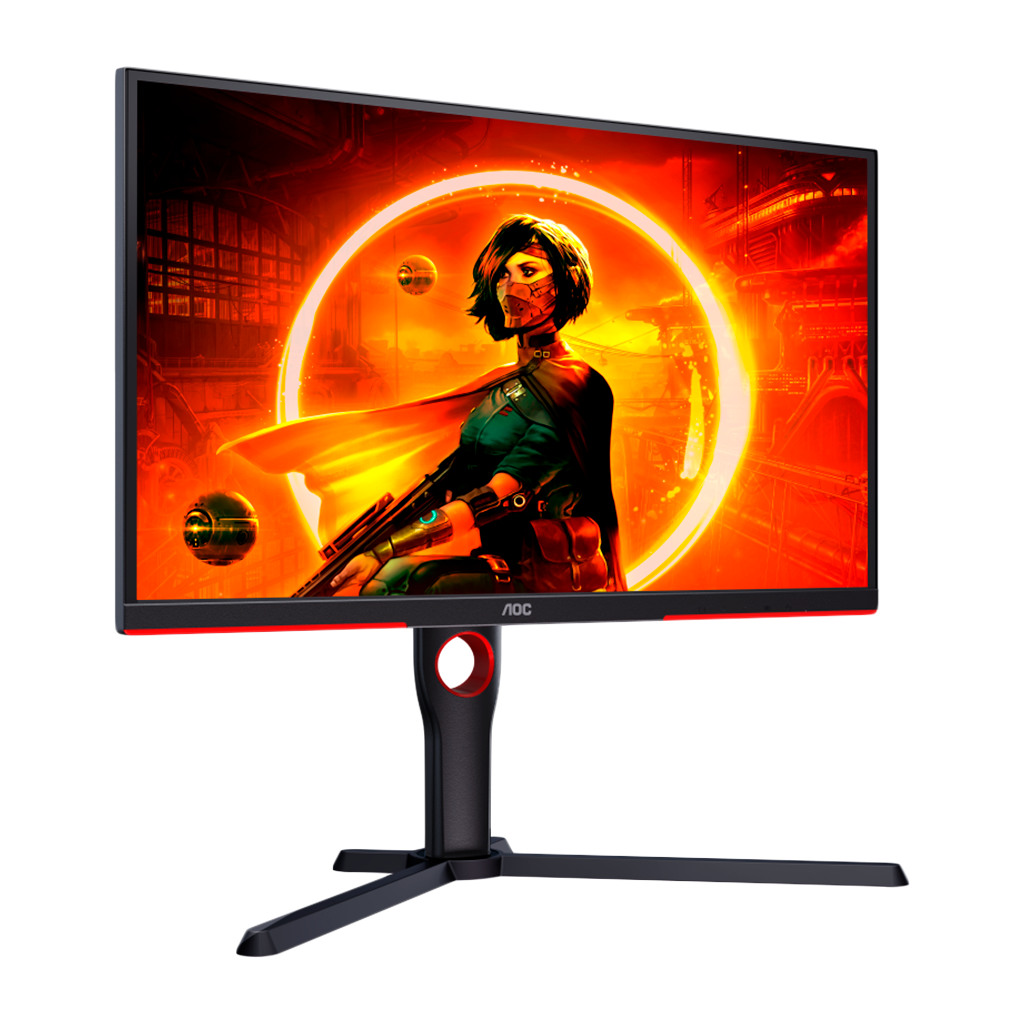 AOC Monitor 25G3ZM/BK, 24.5" Gaming Monitor, 240Hz, VA Panel, 0.5ms, Full Ergo, HDMI, DP