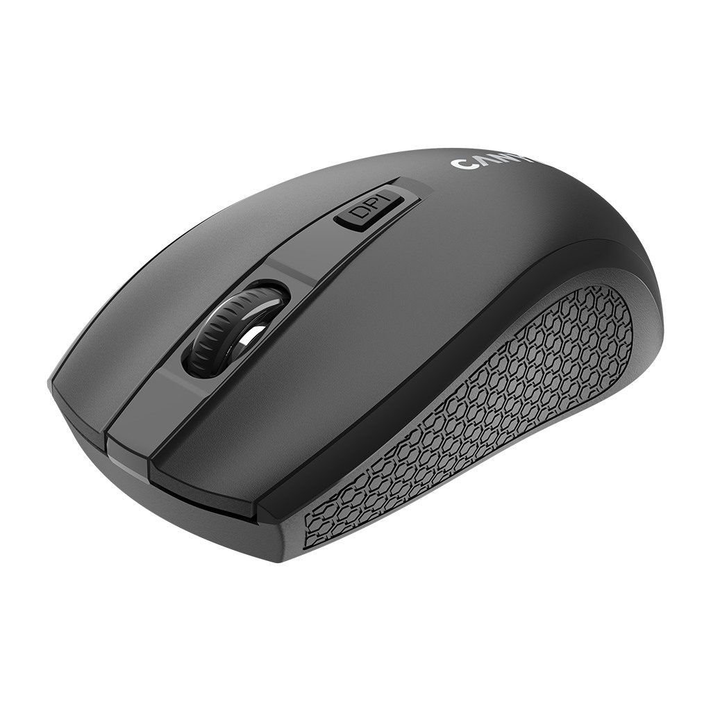 CANYON MW-7 2.4Ghz wireless mouse 6 buttons DPI 800/1200/1600 with 1 AA battery size 110*60*37mm58gblack - Image 2