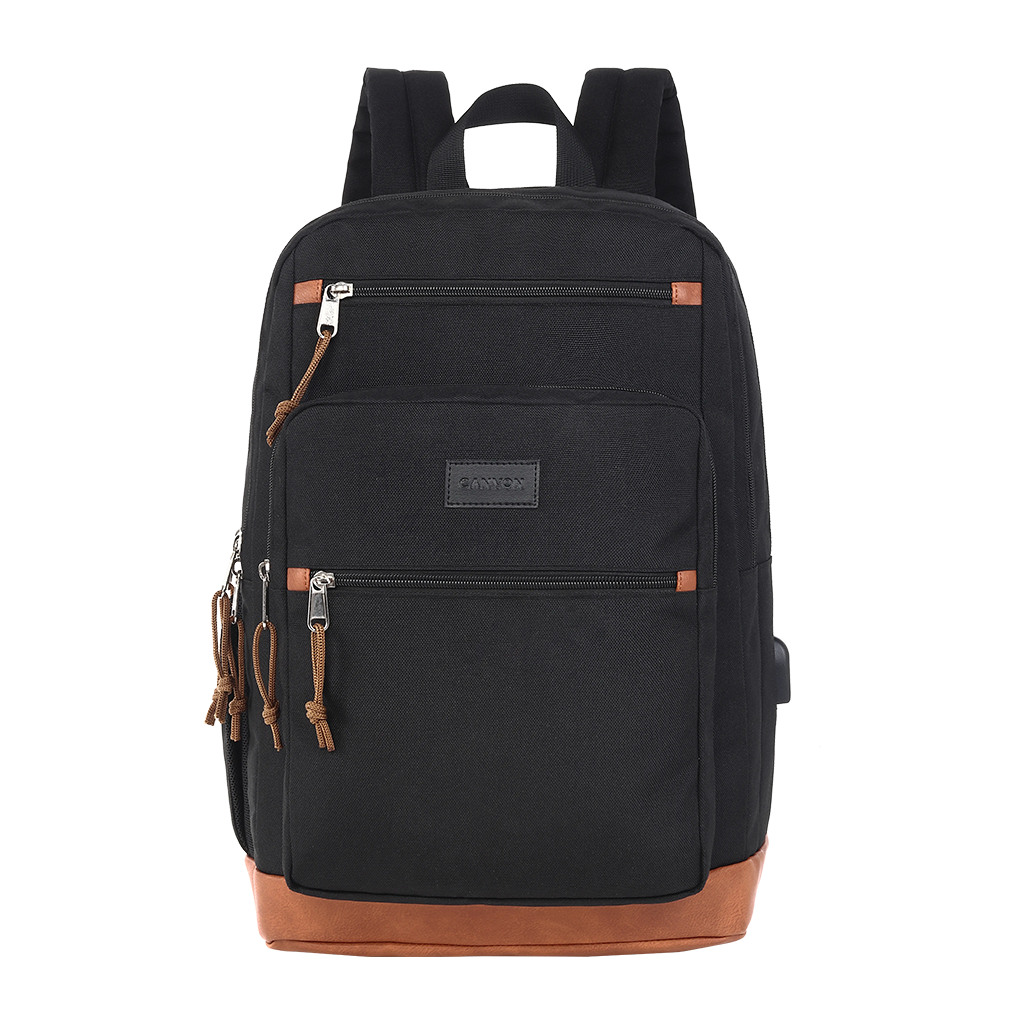 CANYON BPS-5 Laptop backpack for 15.6 inch450MMx310MM x 160MMExterior materials: 90% Polyester+10%PUInner materials:100% Polyester