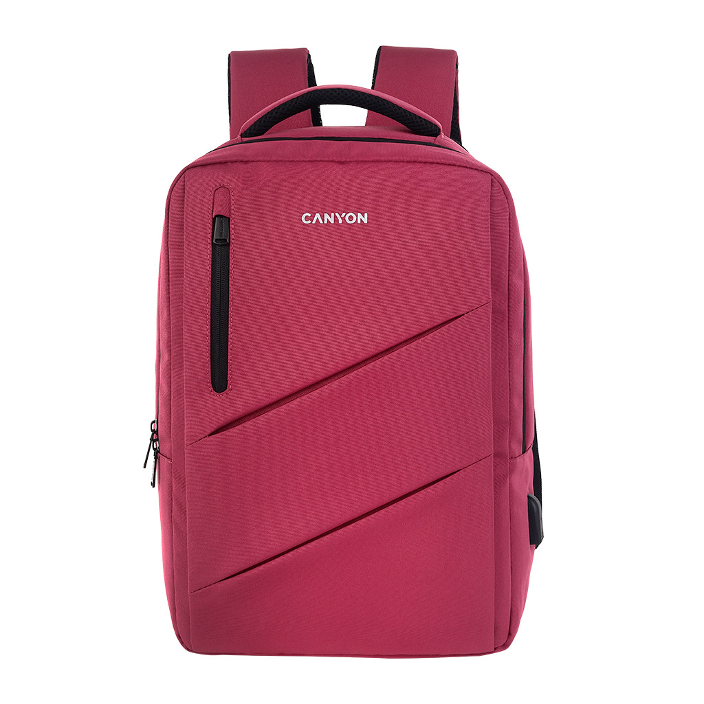 CANYON BPE-5 Laptop backpack for 15.6 inch Product spec/sizemm: 400MM x300MM x 120MM+60MM Red EXTERIOR