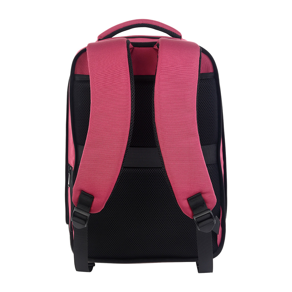 CANYON BPE-5 Laptop backpack for 15.6 inch Product spec/sizemm: 400MM x300MM x 120MM+60MM Red EXTERIOR - Image 4