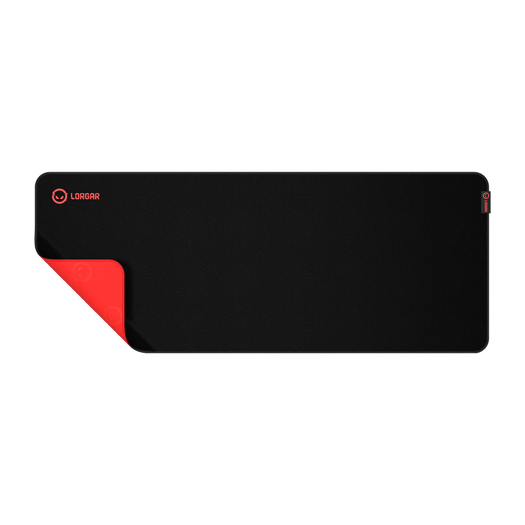 Lorgar Main 329 Gaming mouse pad Precise control surface Red anti-slip rubber base size: 900mm - Image 2