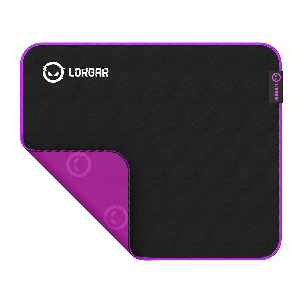 Lorgar Main 313 Gaming mouse pad High-speed surface Purple anti-slip rubber base size: 360mm x