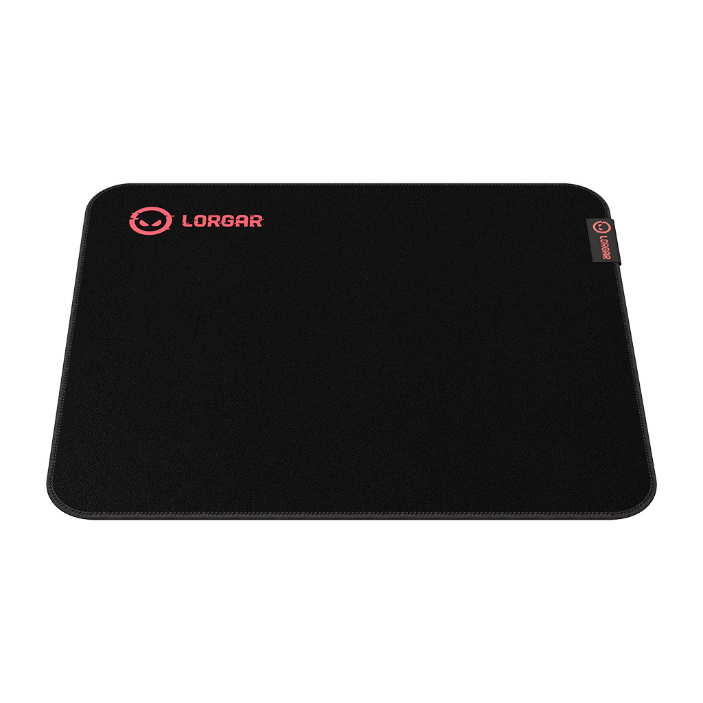 Lorgar Main 323 Gaming mouse pad Precise control surface Red anti-slip rubber base size: 360mm