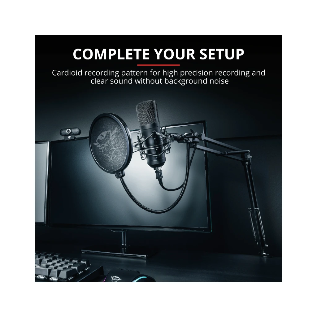 GXT252 Emita+ Streaming Professional USB studio mic - Including high-end shock mount - Image 4