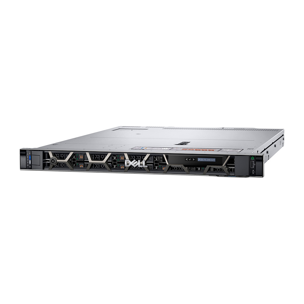 DELL EMC PowerEdge R450 8x2.5" Intel XS 4310 2.1G 12C/24T 10.4GT/s 18MB Turbo HT 120W