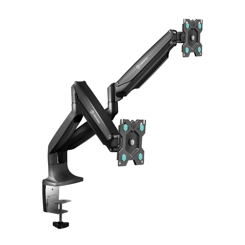 ONKRON Dual Monitor Desk Mount Stand for 13 to 32-Inch LCD LED Monitors up to