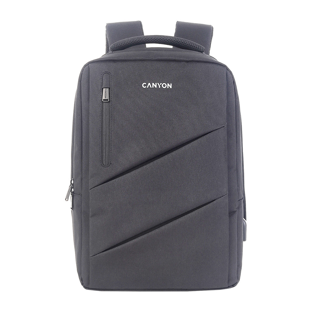 CANYON BPE-5 Laptop backpack for 15.6 inchProduct spec/sizemm: 400MM x300MM x 120MM+60MMGrey Canyon LogoEXTERIOR materials:100%