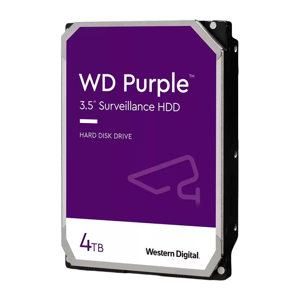 HDD Video Surveillance WD43PURZ WD Purple 4TB CMR 3.5'' 256MB SATA 6Gbps TBW: 180